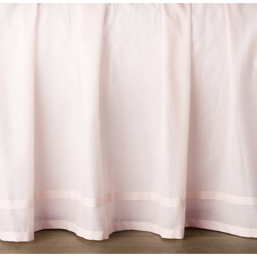 Gathered Voile Crib Skirt | RH Baby & Child