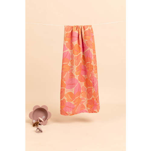 Baby Swaddle - Grapefruit Anthurium