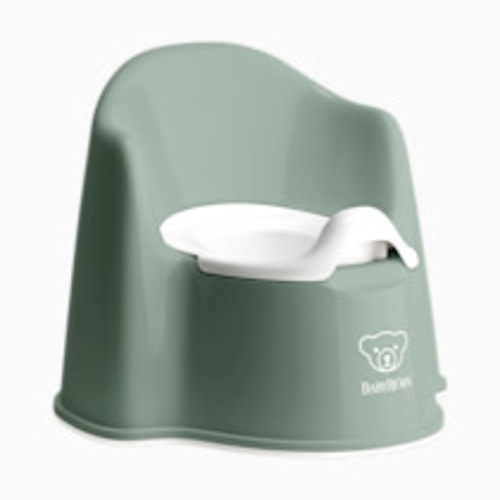 BabyBjörn Potty Chair - Deep Green/White