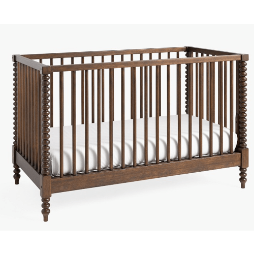 Chris Loves Julia Turned Wood Convertible Crib