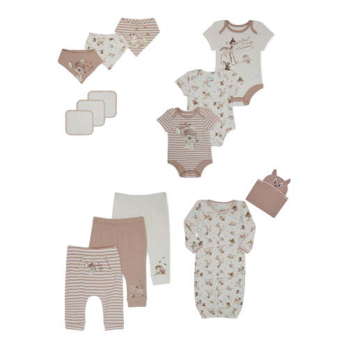 Disney Baby Wishes + Dreams Bambi Layette Shower Gift Set Bundle, 14-Piece, Sizes NB-12M