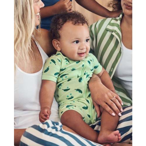Baby 2-Way Zip Shortie Sleeper | Hanna Andersson