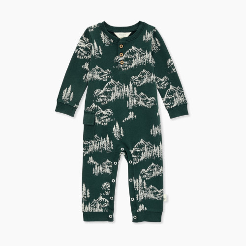 Burt's Bees Baby French Terry Jumpsuit I Love The Mountains - I Love The Mountains, 0-3 Months