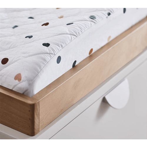 Natural Oak Wood Baby Changing Table Topper