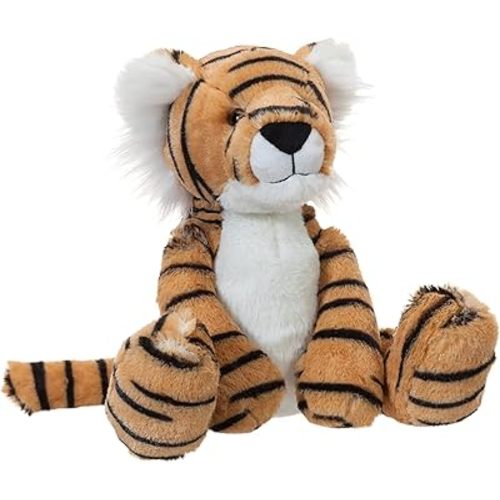 Apricot Lamb Toys Plush Classic Tiger Stuffed Animal Soft Cuddly Perfect for Child (Yellow Tiger, 12 Inches)