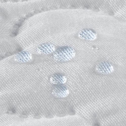 Sealy Waterproof Protection Mini Crib Mattress Pad - White