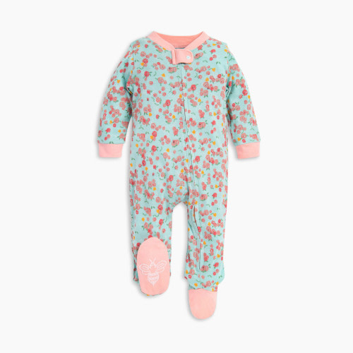 Burt's Bees Baby Organic Sleep & Play Footie Pajamas - Ditsy Floral, 3-6 Months