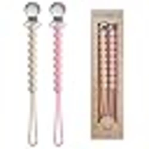 MORIBOX Paci Clip Soothe Baby Binky Holder 2 Pack