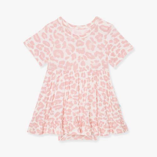Delaney Ruffled Twirl Bodysuit Dress
