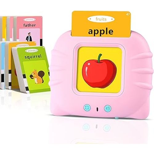 Toddler Toys Age 2-6, Girls Birthday Gift,Learning Toys for Toddlers, 224 Sight Words Educational Toys, Montessori Toys for 2 Year Old, Talking Flash Cards,Sensory Toys, Speech Therapy, Toys for Girls
