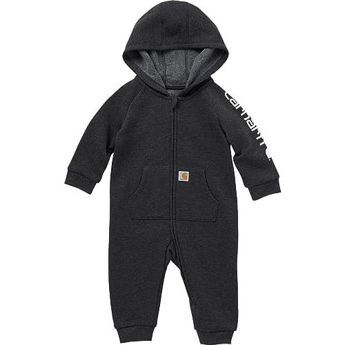 Carhartt Baby Boys' Long-Sleeve Hooded Zip-Up Footless One-Piece Coverall