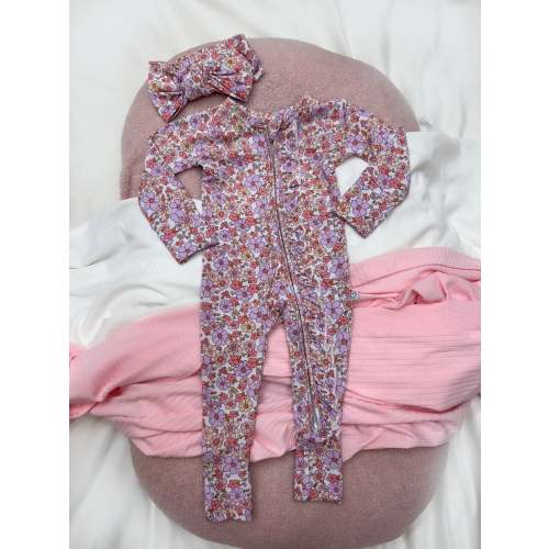 Ditsy Floral | Bamboo Frill Romper