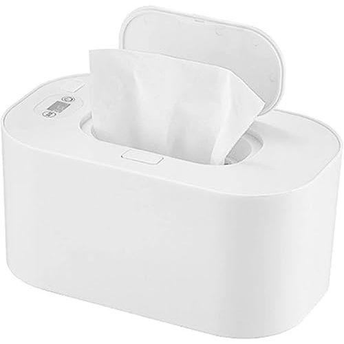 Baby Wipe Warmer, Diaper Wipe Warmer for Safe and Convenient Wipe Heating (White)