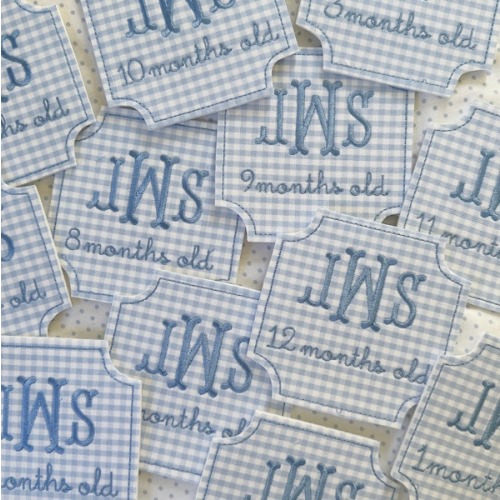 Vintage Initial Month Cards – Little Happies