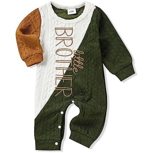 Newborn Baby Boy Romper Long Sleeve Outfits Jumpsuit Clothes Bodysuit One-Piece Romper