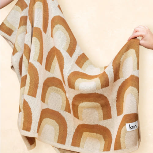 Organic Cotton Knitted Blanket