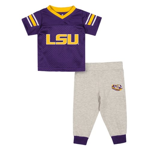 LSU Tigers Colosseum Infant Field Time Football Jersey & Pants Set