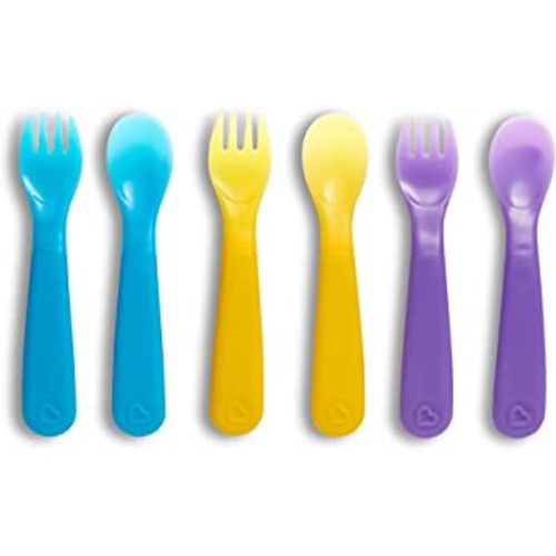 Munchkin® ColorReveal™ Color Changing Toddler Forks and Spoons, 6 Pack