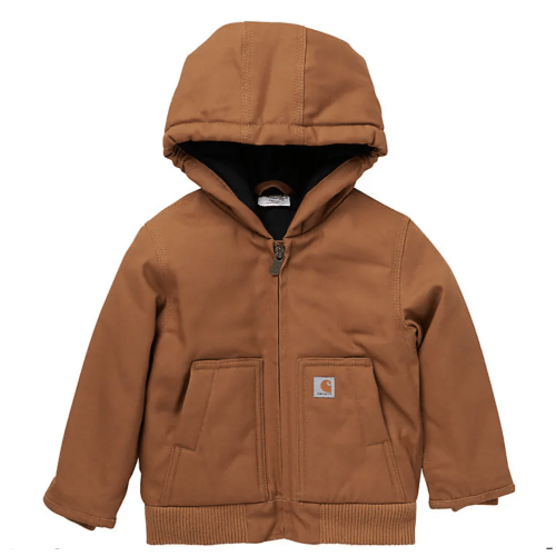 BOYS' HOODED INSULATED ACTIVE JA