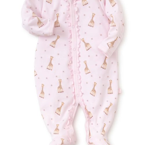Sophie la girafe Pink Print Footie
