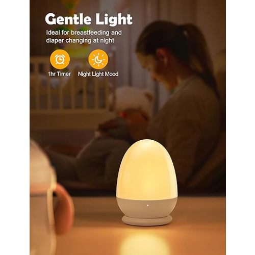 JolyWell Baby Night Light, White