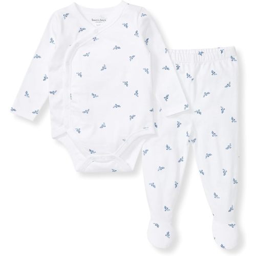 Burt's Bees Baby Unisex Bodysuit and Pant Set, 100% Organic Cotton