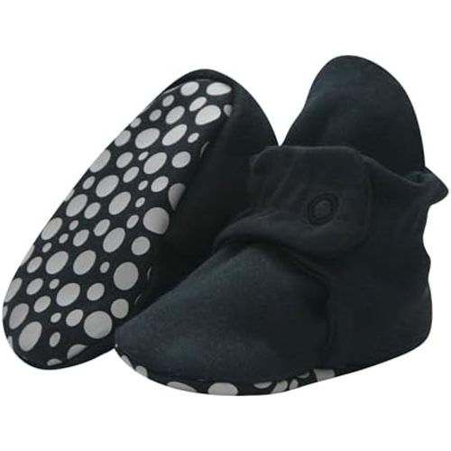 Zutano Unisex Organic Cotton Baby Booties With Gripper Soles