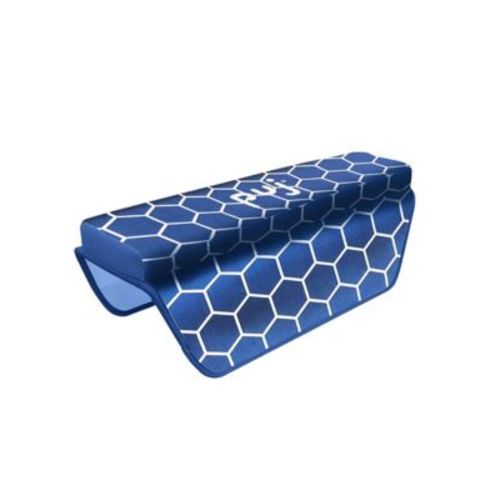 Toddler Pad Armrest with Suction Cups, Navy Honeycomb