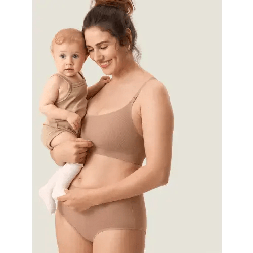 Ribbed Scoop Nursing Bralette