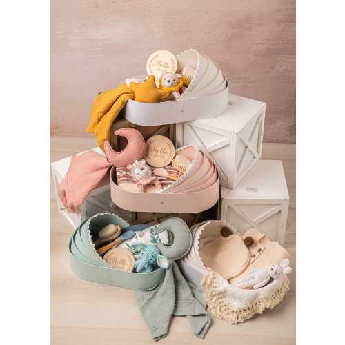 Luxe Baby Gift Basket, newborn gift box, baby shower gift, personalized newborn welcome gift, Gender Neutral Baby Gift, Baby Gift & Boy Gift