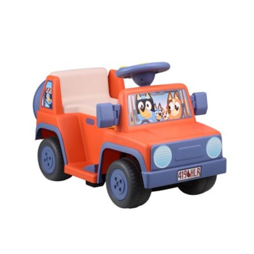 6V Bluey Battery Powered Ride on Car with Sounds, Kids Ages 2+