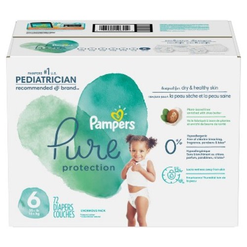 Pampers Pure Protection Diapers - (Select Size and Count), Size: 6