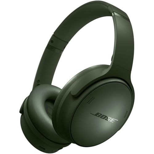 Bose QuietComfort Bluetooth Headphones, Wireless Headphones with Active Over Ear Noise Cancelling and Mic, Deep Bass, Up to 24 Hours of Playtime, Cypress Green - Limited Edition