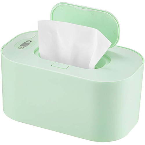 Wipe Warmer Baby Wipe Heater Large Capacity Smart Wet Wipes Warmer,Adjustable Temperature,Green