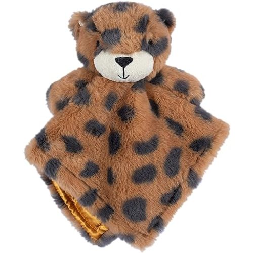Gerber Baby Plush Lovey Security Blanket, Cheetah, One Size