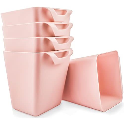 Vmiapxo 5 Pack Hanging Cup Holder, Rolling Cart Accessories