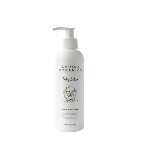 Carina Organics Extra Gentle Baby Lotion, Organic & Natural, for Sensitive Skin, Whole Body, 8 fl oz