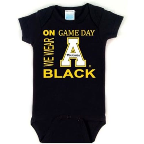 Appalachian State On Game Day Baby Onesie