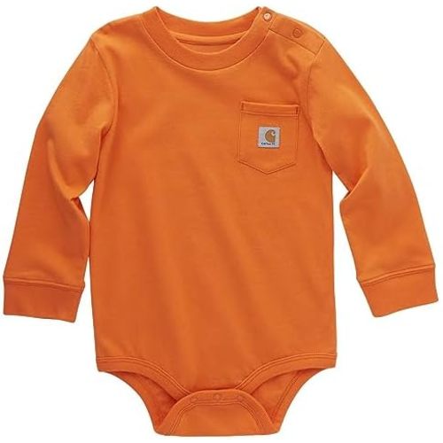 Carhartt Kid's CA5002 Long-Sleeve Pocket Bodysuit