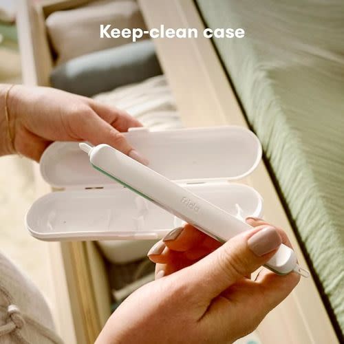 Frida Baby 3-in-1 Nose, Nail + Ear Picker| Baby Ear Cleaner + Baby Nose Cleaner and Nail Tool for Babies + Toddlers, Safely Clean Baby's Boogers, Ear Wax & More - 3-in-1 Picker