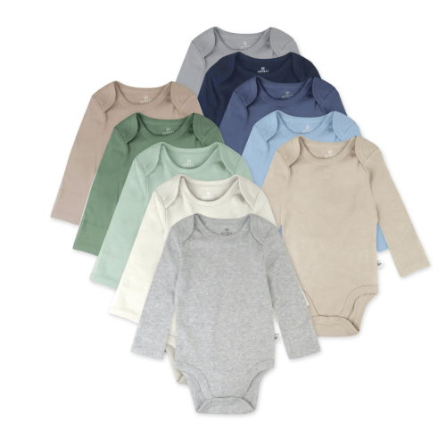 10-Pack Organic Cotton Long Sleeve Bodysuits | Honest Baby Clothing