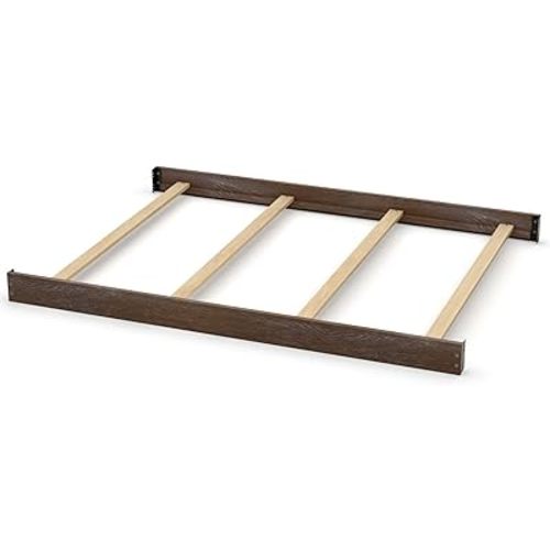 Full-Size Conversion Kit Bed Rails for Westwood Design Convertible Cribs - Solid Wood Rail - Toddler and Adult Bed Rail for Full-Size Beds - Essential Nursery and Baby Furniture (Rosewood, Option 1)