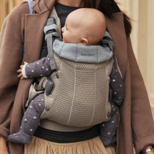 BabyBjörn Baby Carrier Harmony - Gray Beige
