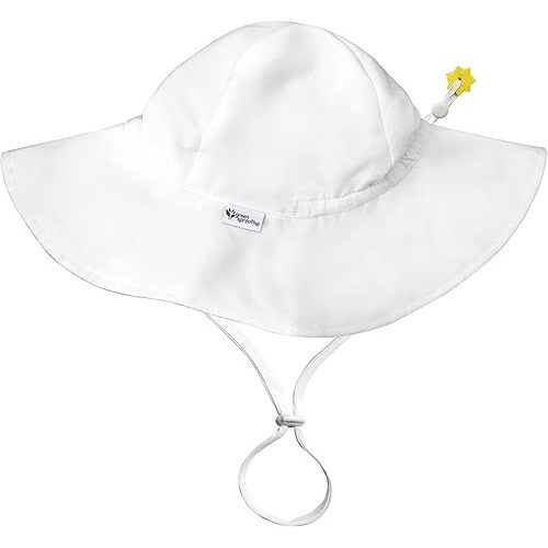 green sprouts Baby Girls' UPF 50+ Eco Brim Hat