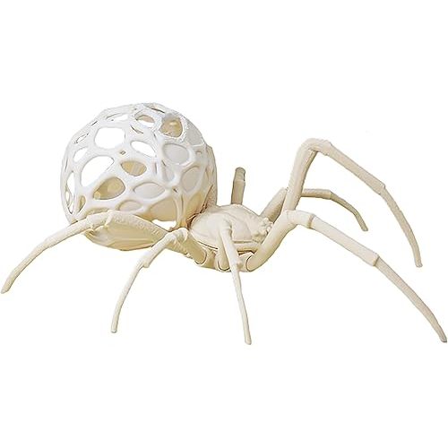 Big Spider Table/Desk/Dorm/Wall Lamp (White Spider, Clear LED Lightbulb)