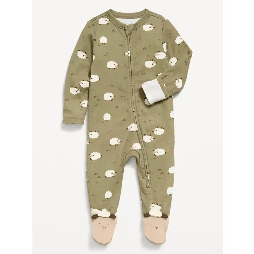 2-Way-Zip Sleep & Play Footed One-Piece for Baby