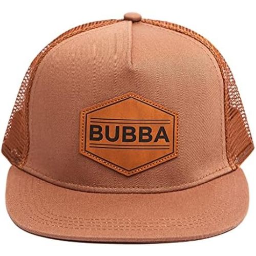 Toddler Hat - Baseball Hat - Baby Bubba Trucker Cap - Infant Newborn Youth Flat Brim Patch Sun Hat for Summer Winter