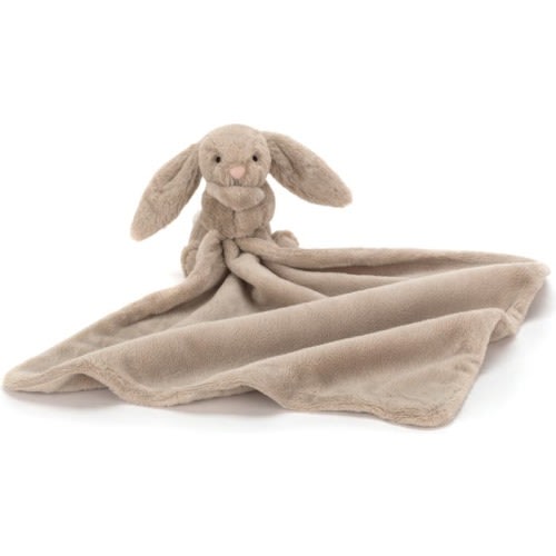 Jellycat Bashful Bunny Soother Blanket, Brown