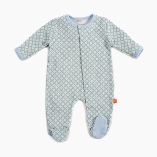 Magnetic Me Magnetic Footie - Blue Diamond, Newborn