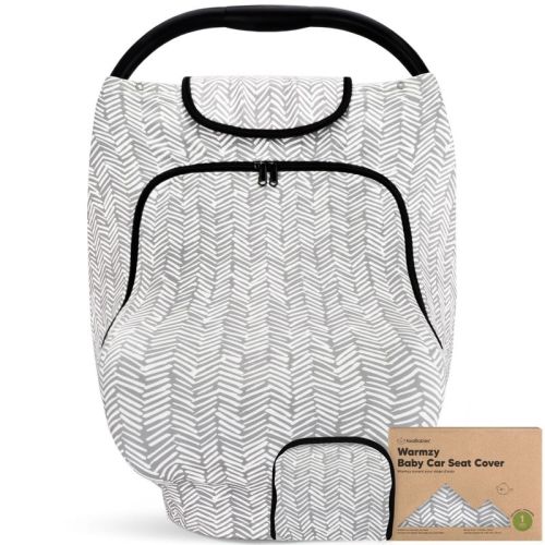 Keababies Baby Car Seat Cover For Spring, Autumn, Winter, Universal Stretch Fit Car Seat Covers For Babies (herringbone)